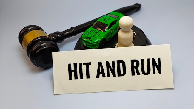 Hit and Run Legal Concept