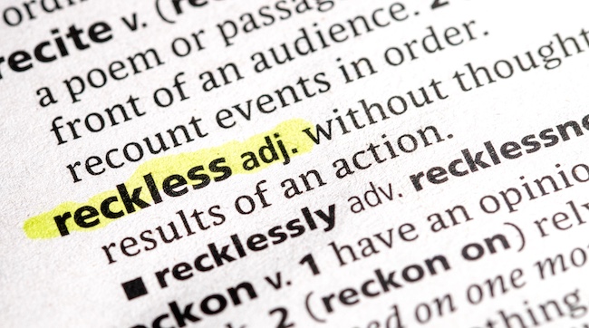 Reckless Driving Concept