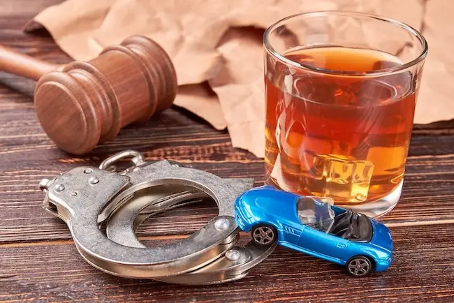 Drunk Driving Law Concept