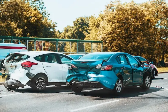 Car Accident Scene